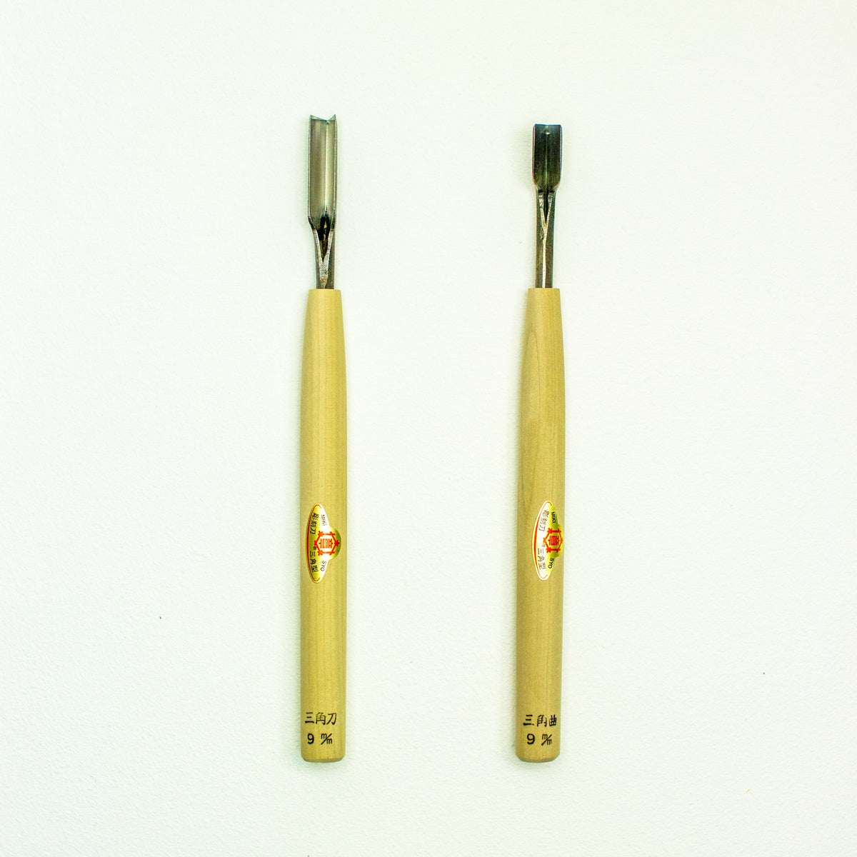 Mikisyo Wood Carving Push Chisel V-Tool 12mm #26120