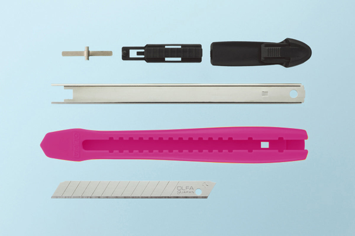 Olfa Eco Utility Knife S-Type Pink 188BSP