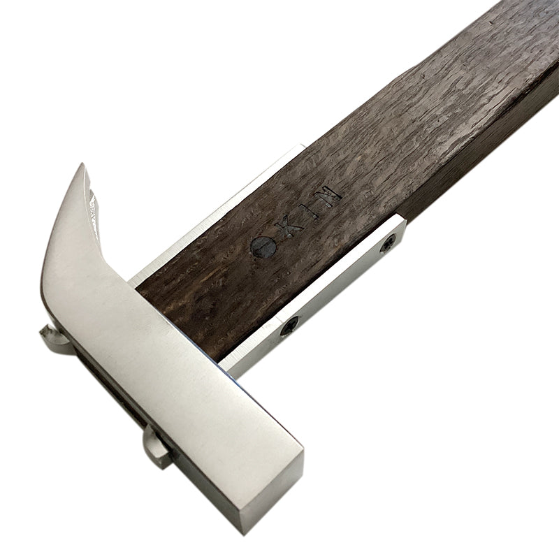 Marukin Butaiya Hammer (Naguri), Square, Burnt Finish, Silver, 360mm