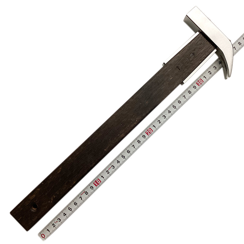 Marukin Butaiya Hammer (Naguri), Square, Burnt Finish, Silver, 360mm
