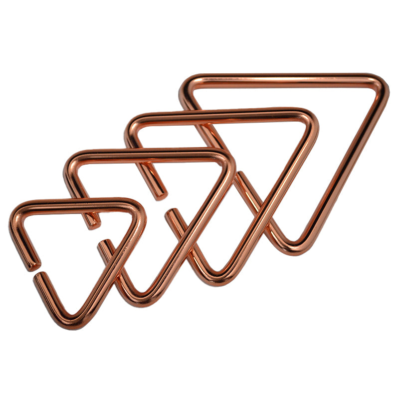 Marukin Tool Belt Attachment, Triangle Ring 80mm, Bronze GK-04-3