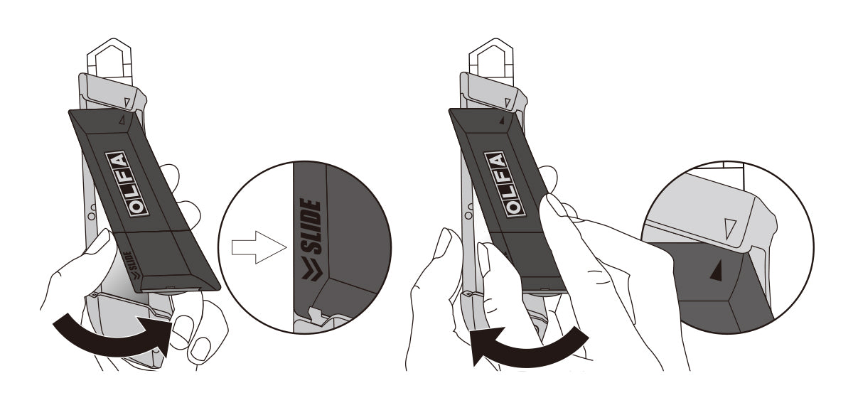 Olfa DL-1 Utility Knife with Blade Snapper 207B