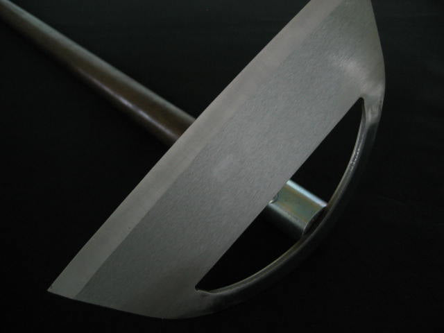 Nisaku Stainless Steel Standing Sickle 1200mm, Brown Handle No.205