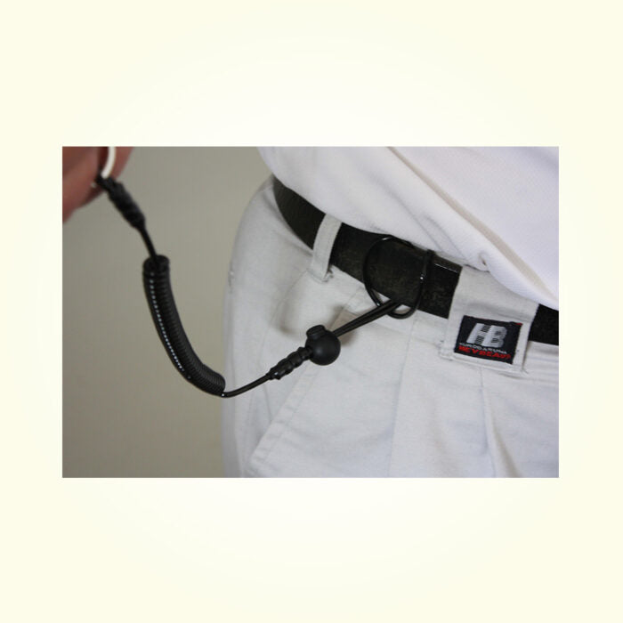 Dogyu Key Safety Lanyard Coil Black #03838