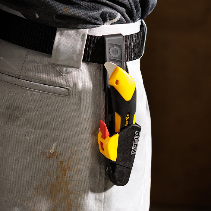Olfa Hyper Series Quick Belt Holder Set (w/ Hyper AL Knife) 246B-S01