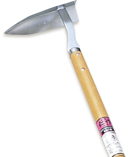 Nisaku Stainless Steel Triangle Hoe, Long Handle No.1012