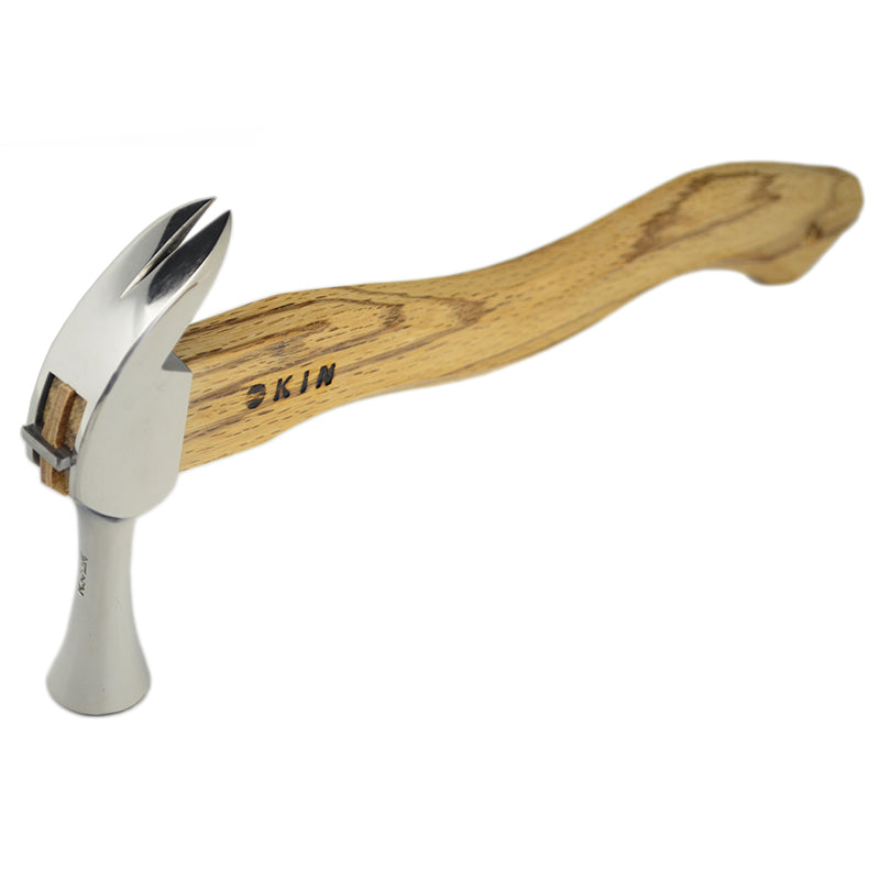 Marukin Kariwaku Hammer, Silver, Milled Face, Small Head, Square Wave-Curve, 350mm