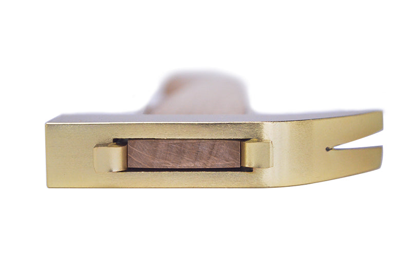 Marukin Butaiya Hammer (Naguri), Square Wave-Curve, Gold, 350mm, Short Head
