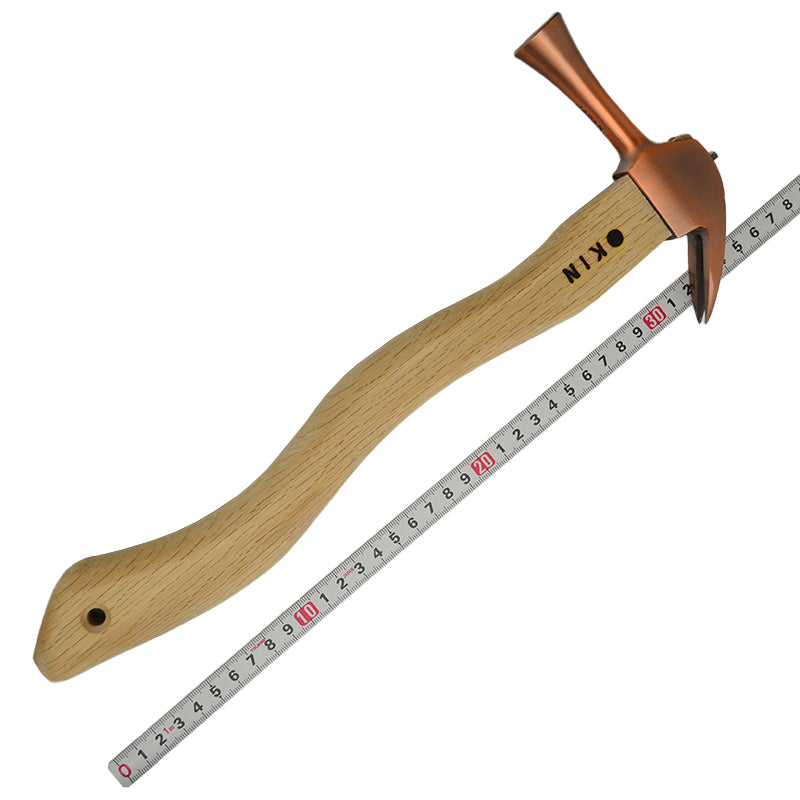 Marukin Kariwaku Hammer, Copper, Smooth Face, Small Head, Wave-Curve, 350mm