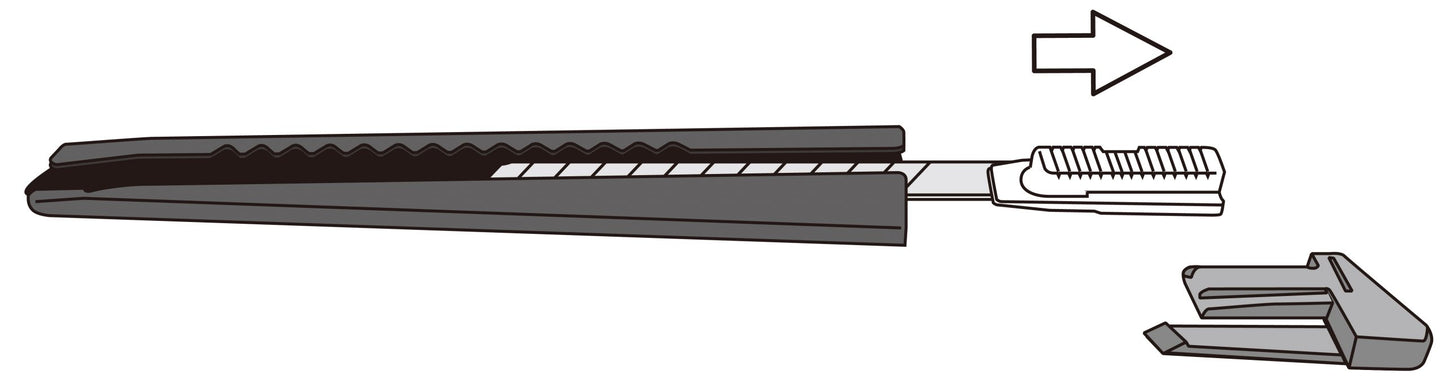 Olfa Black S-Type Utility Knife 2B