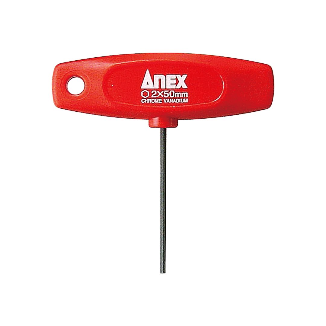 Anex T-Handle Hex Key Screwdriver H2x50 3200
