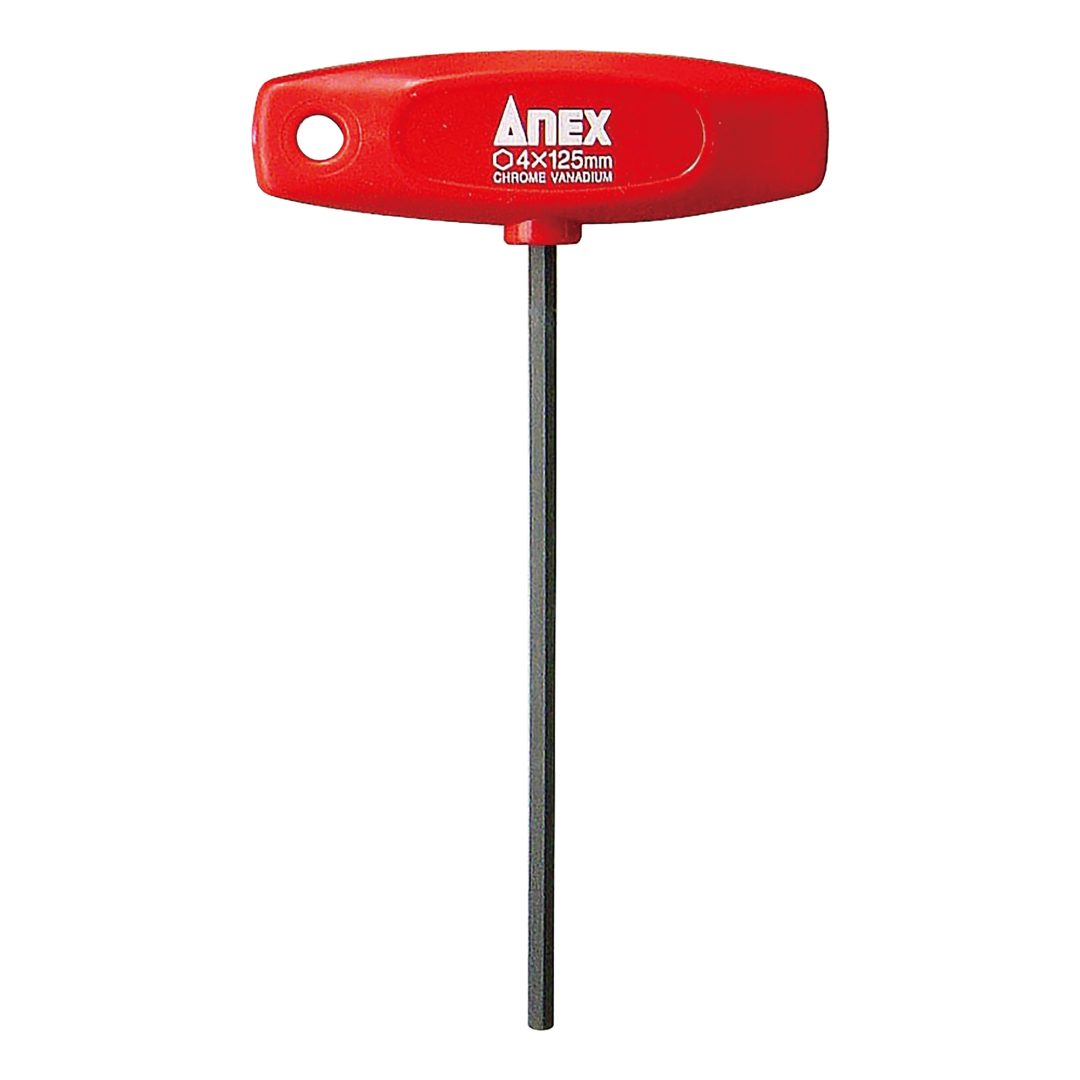 Anex T-Handle Hex Key Screwdriver H4x125 3200
