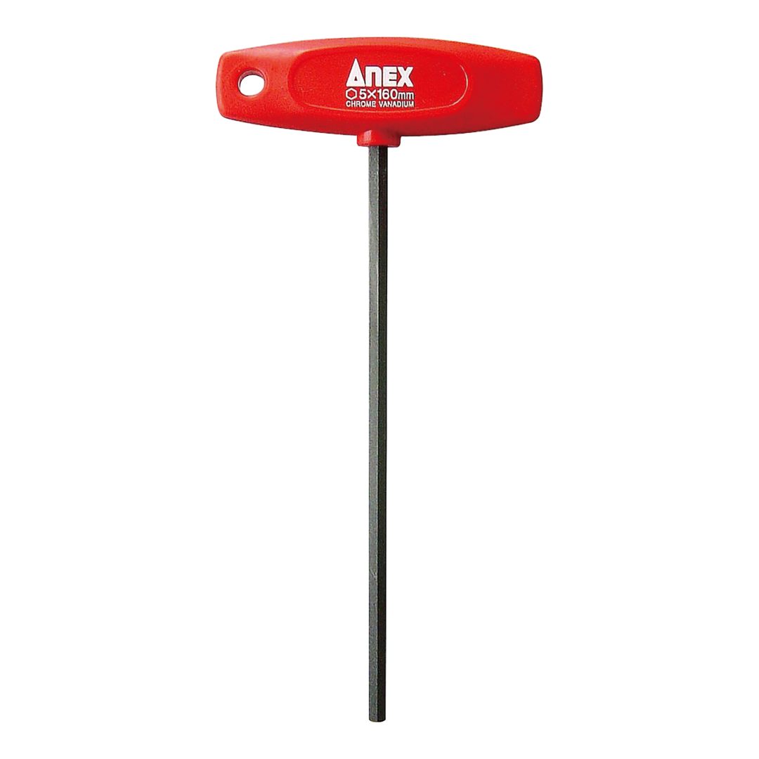 Anex T-Handle Hex Key Screwdriver H5x160 3200