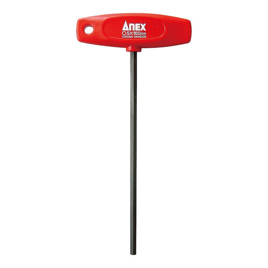 Anex T-Handle Hex Key Screwdriver H5x160 3200