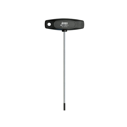 Anex T-Handle Hex Key Screwdriver Long Type H4.0x180 3210