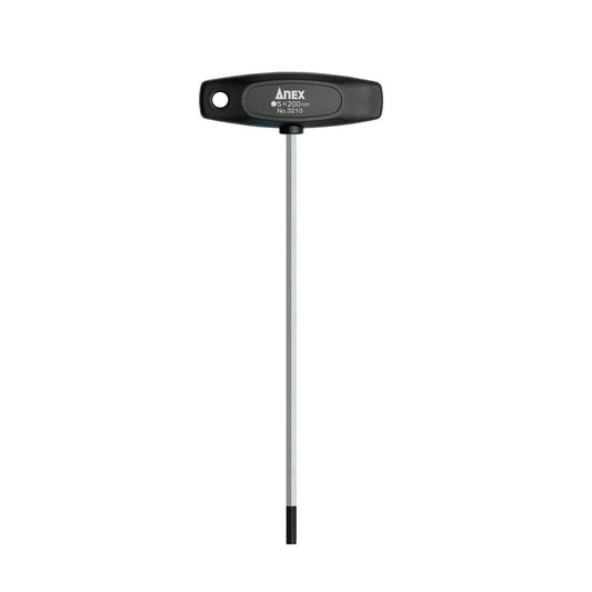 Anex T-Handle Hex Key Screwdriver Long Type H5.0x200 3210