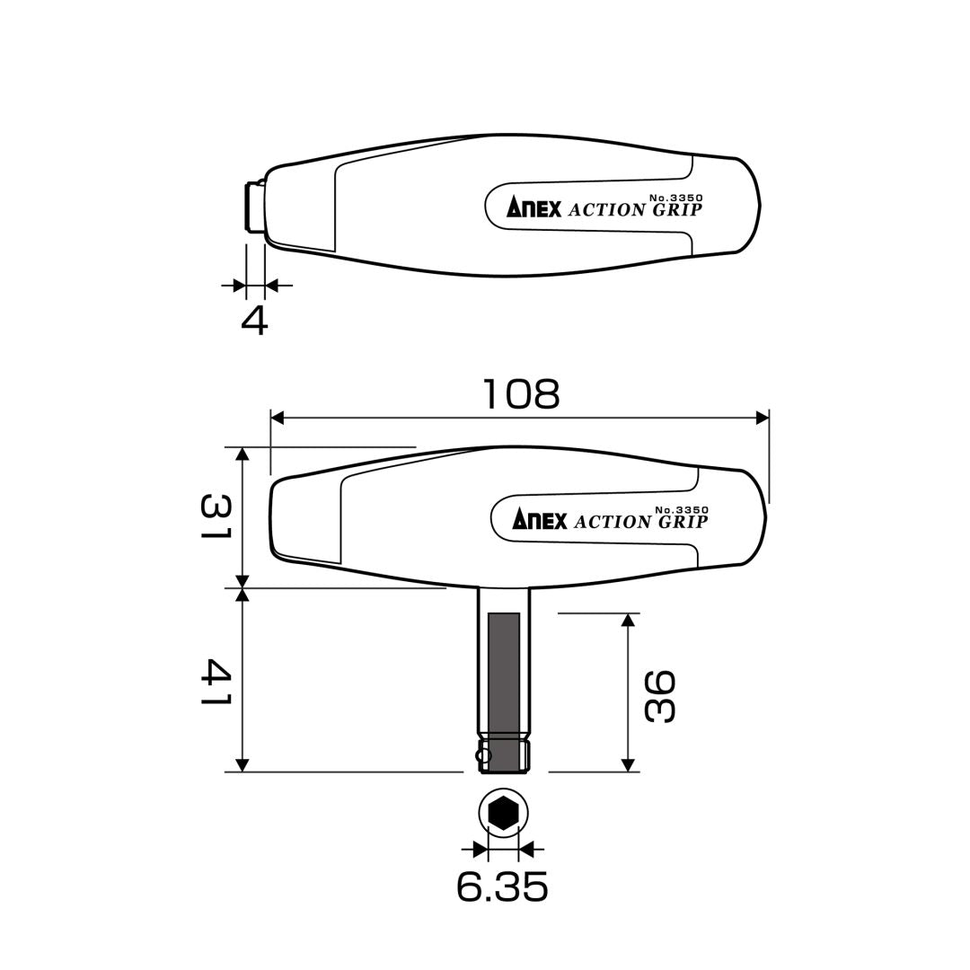 Anex Super Action Grip 3350-H