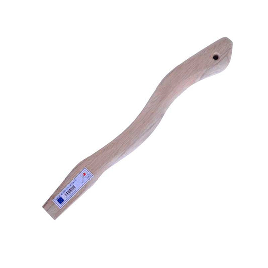 Marukin Oak Kariwaku Hammer Handle, Wave-Curve, 350mm, Eye 14x26mm