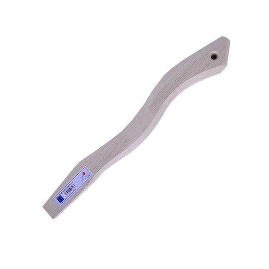 Marukin Oak Gennou Handle, Square Wave-Curve, 350mm, Eye 10x24mm