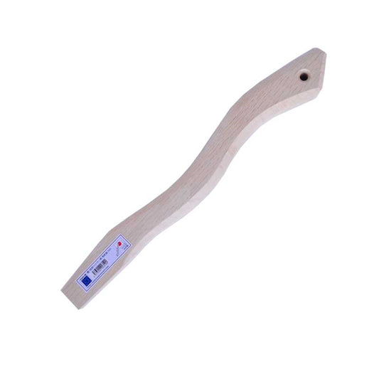 Marukin Oak Kariwaku Hammer Handle, Square Wave-Curve, 350mm, Eye 14x26mm