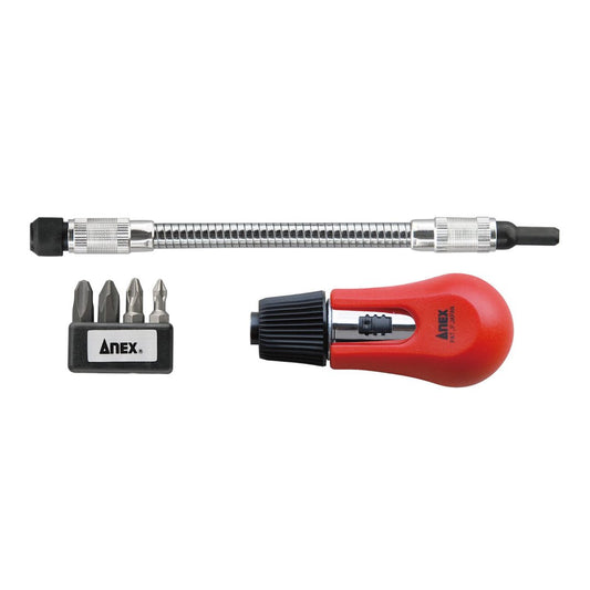 Anex Ratchet Screwdriver with Flexible Shaft 353