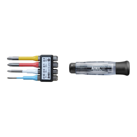 Anex Precision Screwdriver Handle (with Interchangeable Bit) 3614