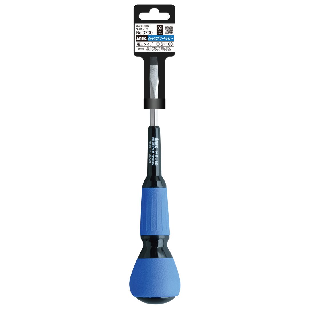 Anex Cushion Power Screwdriver Electrician Type -6x100 3700