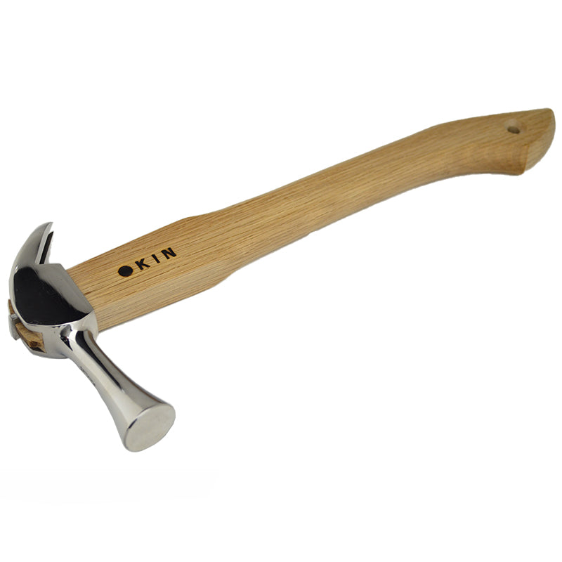 Marukin Kariwaku Hammer, Silver, Smooth Face, Small Head, Straight, 350mm