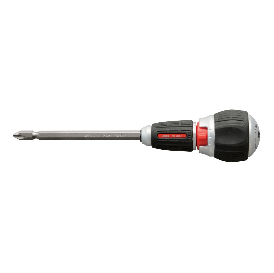 Anex Quick Ball 72 Ratchet Screwdriver 397-D