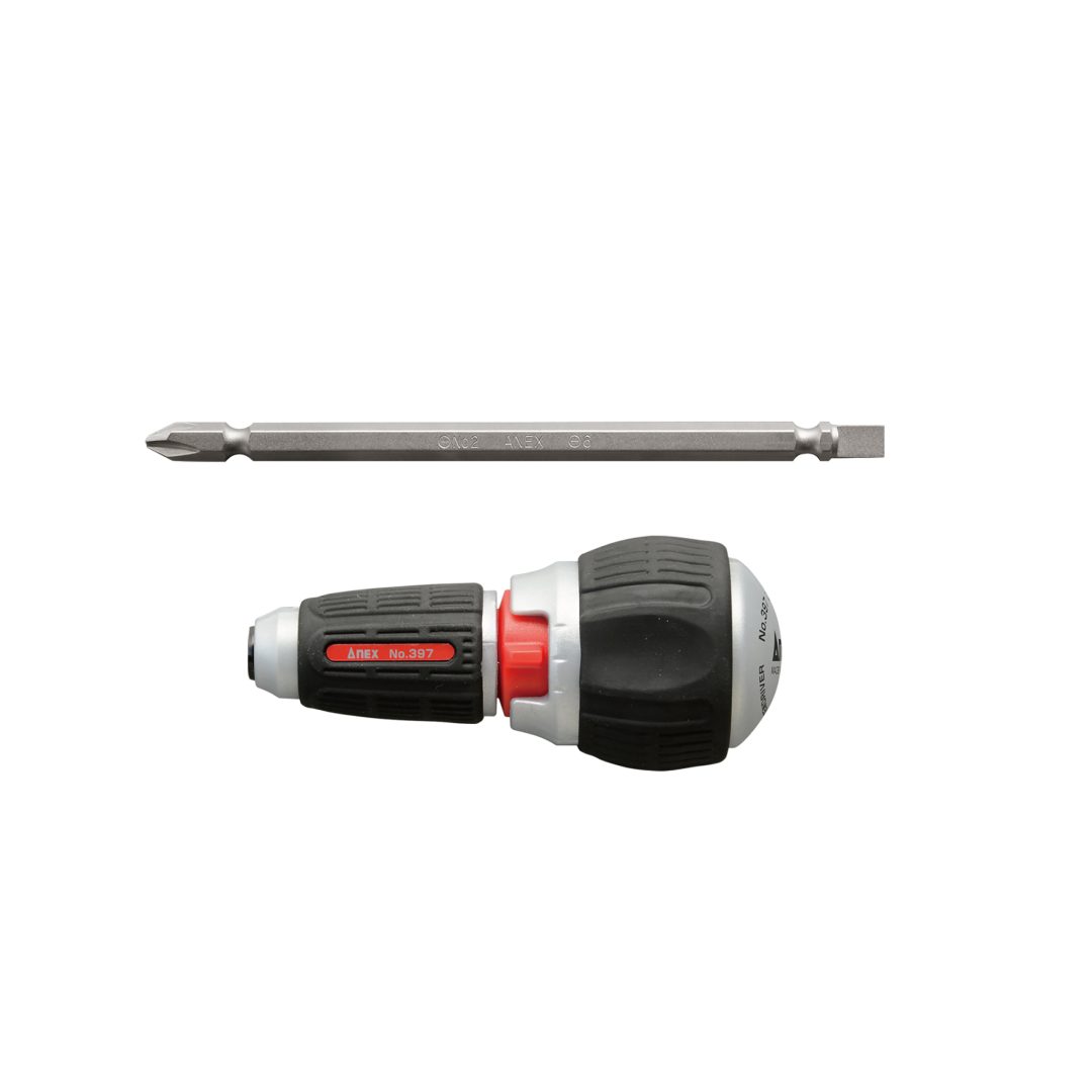Anex Quick Ball 72 Ratchet Screwdriver 397-D