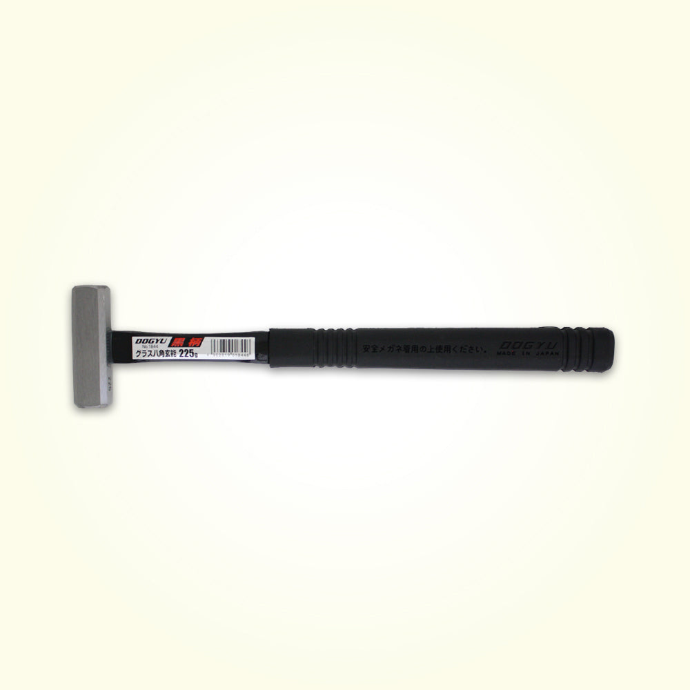 Dogyu Octagonal Genno Hammer with Black Fiberglass Handle 225g #01844