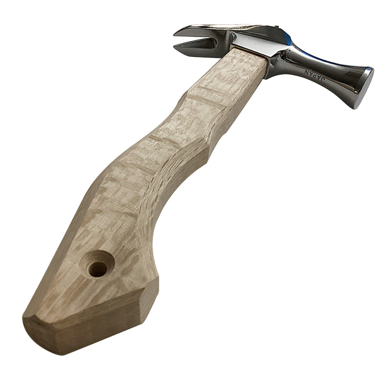 Marukin Kariwaku Hammer, Mirror, Smooth Face, Small Head, Square Wave-Curve, 250mm Short