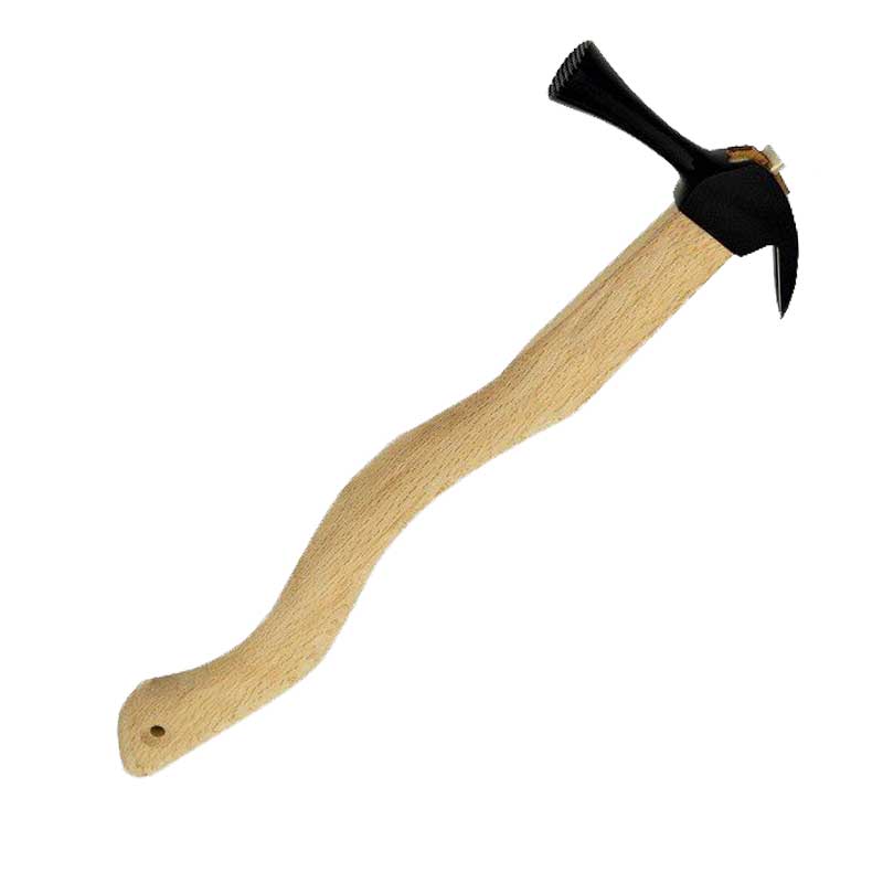 Marukin Kariwaku Hammer, Black, Milled Face, Medium Head, Wave-Curve, 350mm