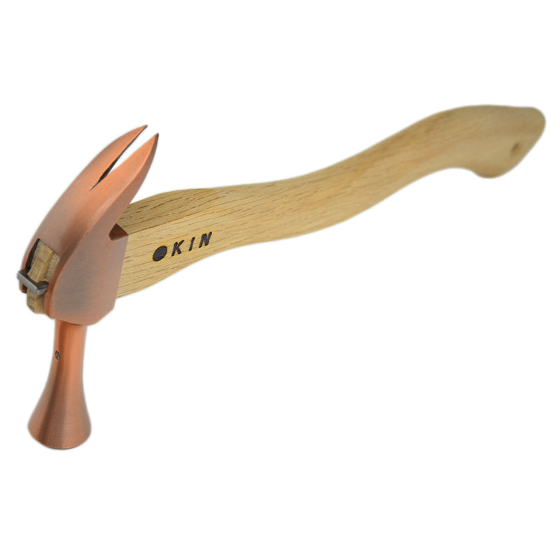 Marukin Kariwaku Hammer, Copper, Smooth Face, Small Head, Wave-Curve, 350mm
