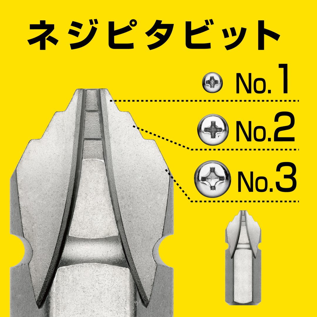 Anex Up-Head Type Offset Ratchet Screwdriver with Neji-Pita Stubby Bit 426N