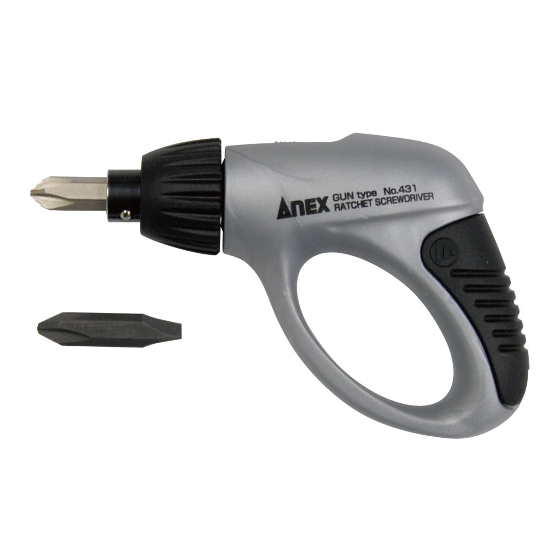 Anex GundraNeji-Pita Ratchet Screwdriver Bit 2-piece 431