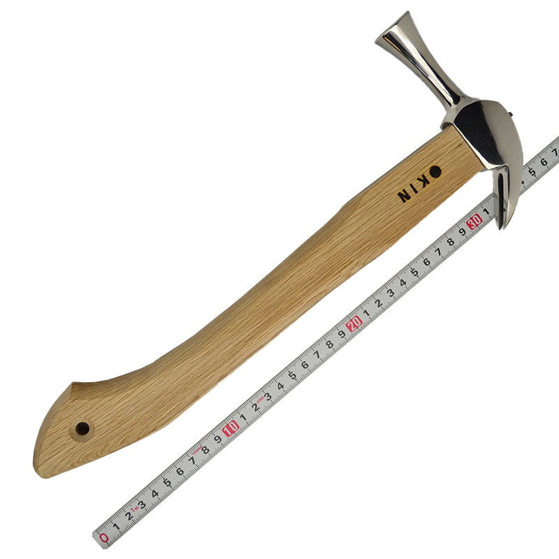 Marukin Kariwaku Hammer, Silver, Smooth Face, Small Head, Straight, 350mm