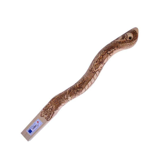 Marukin Oak Kariwaku Hammer Handle, Wave-Curve, Rising Dragon, 450mm, Eye 16x33mm