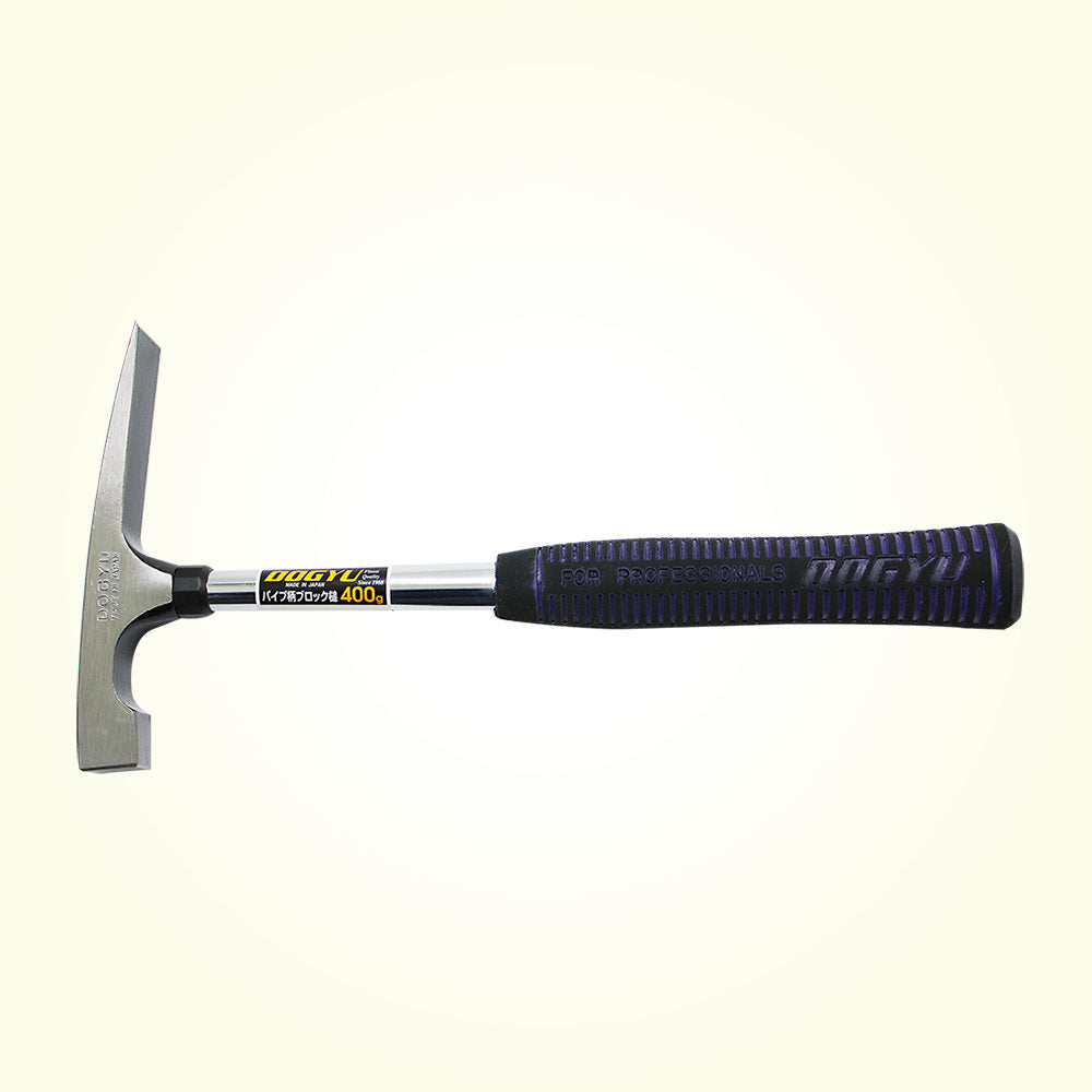 Dogyu Block Hammer with Steel Pipe Handle 400g #00432