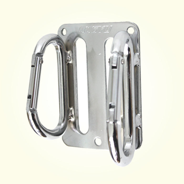 Dogyu Plated Double Carabiner Tool Hook F-78 MxL #02797