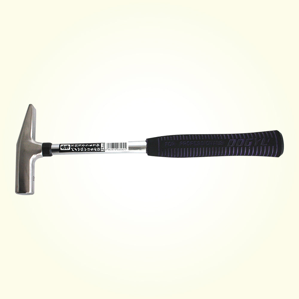 Dogyu Stainless Steel Tinsmith Hammer with Steel Pipe Handle 18mm #03581