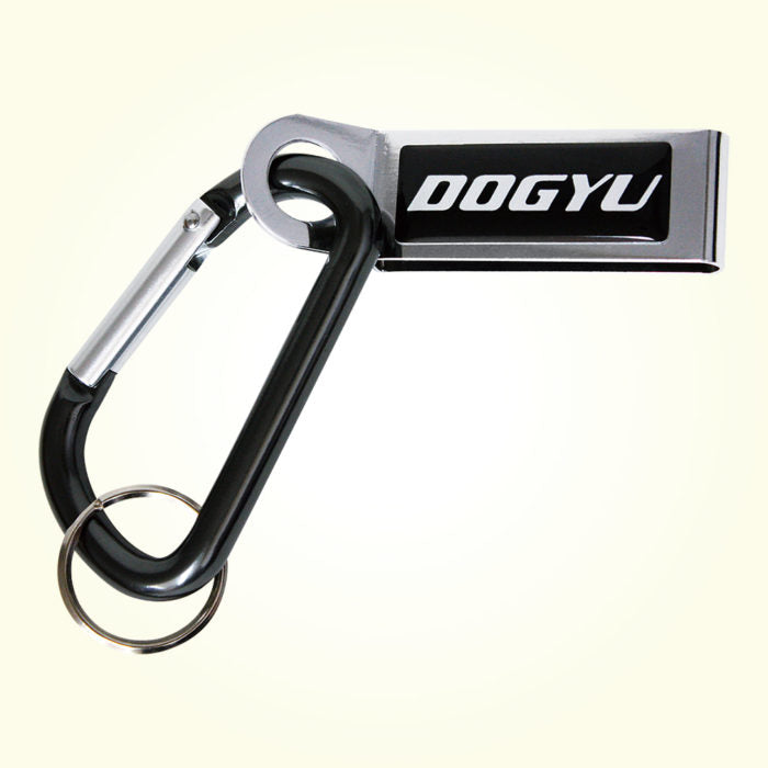 Dogyu Carabiner with Free Holder FF-4-S Silver #10097