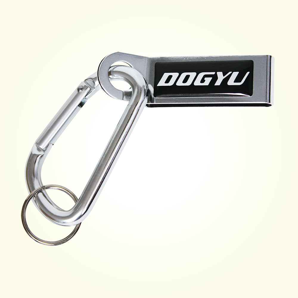 Dogyu Carabiner with Free Holder FF-2-S Silver #10095