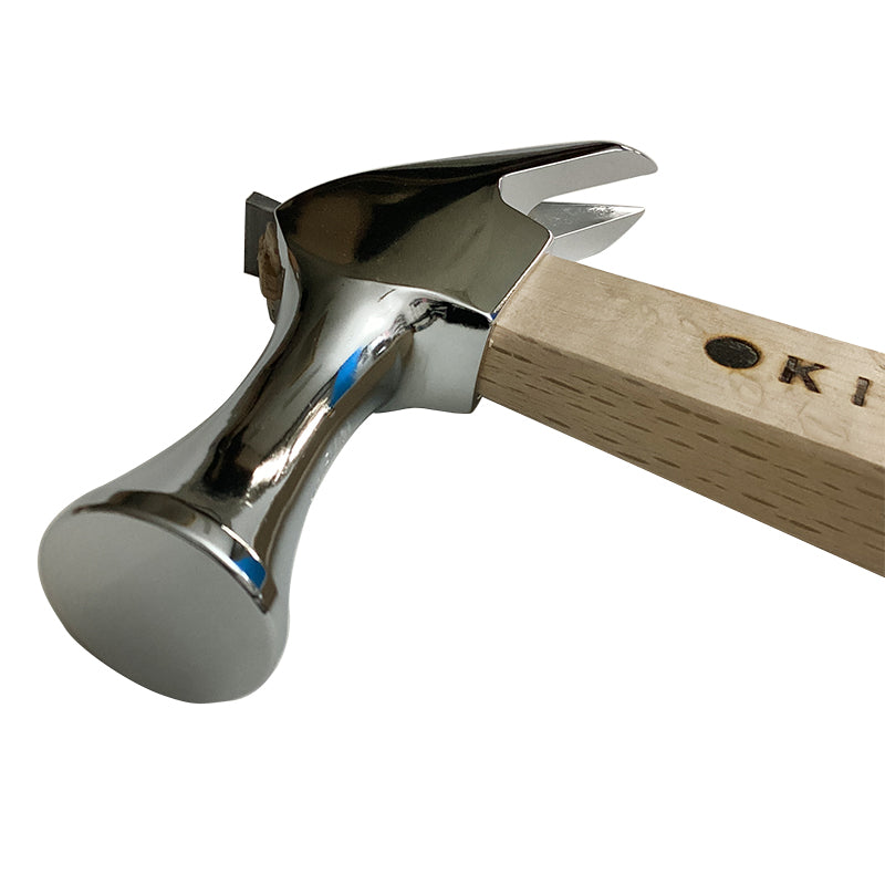 Marukin Kariwaku Hammer, Mirror, Smooth Face, Small Head, Square Wave-Curve, 250mm Short