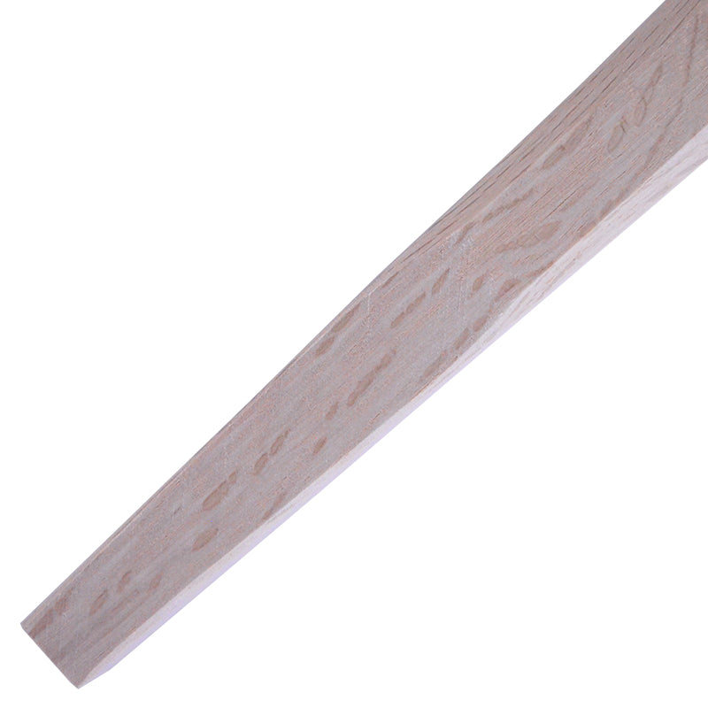 Marukin Oak Gennou Handle, Square Wave-Curve, 350mm, Eye 10x24mm