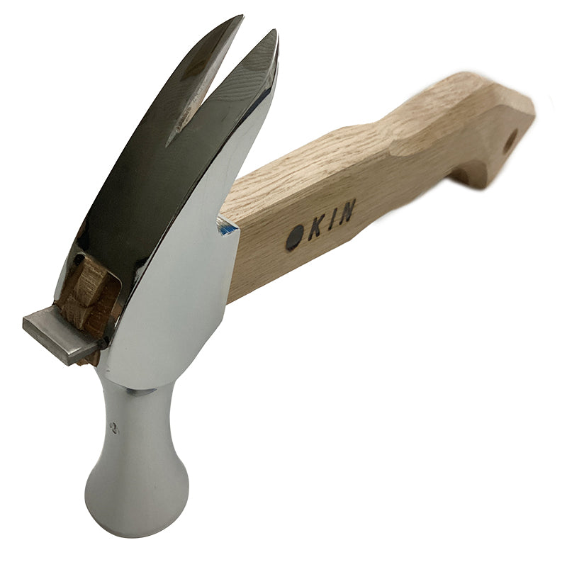 Marukin Kariwaku Hammer, Mirror, Milled Face, Small Head, Square Wave-Curve, 250mm Short