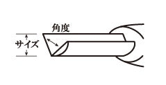 Mikisyo Yasuki Steel Carving Tool V-Tool 12mm #09120