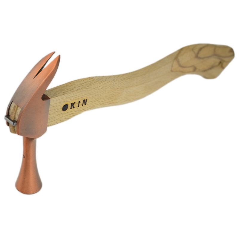 Marukin Kariwaku Hammer, Copper, Smooth Face, Small Head, Square Wave-Curve, 350mm