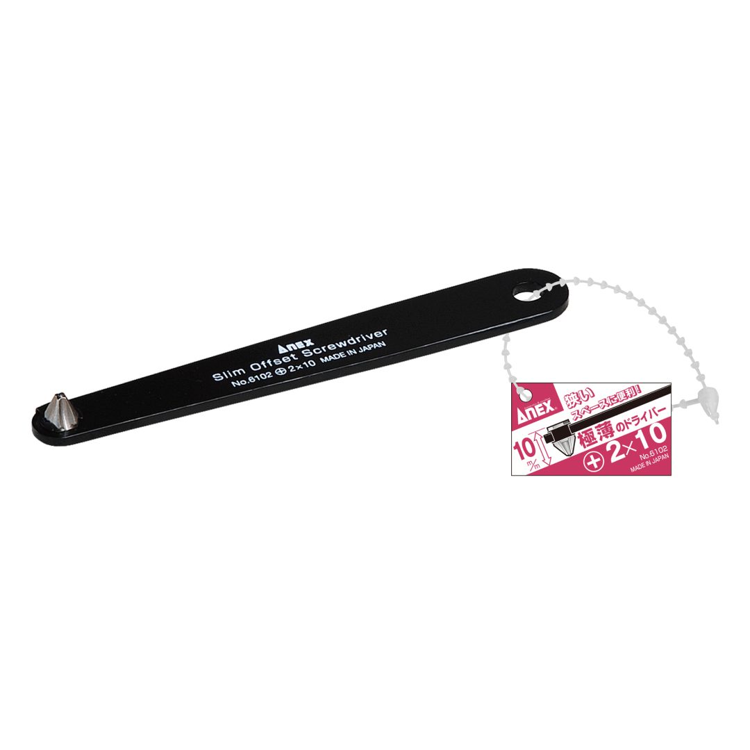 Anex Slim Offset Screwdriver +2x10 6102