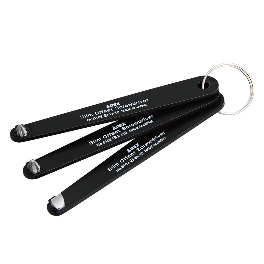 Anex Slim Offset Screwdriver 3-piece 6102-T